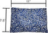 Microwavable Heating Pad and Cold Pack, 100% Cotton Washable Cover (Bandana - Navy, 7.5in W x 11in L)