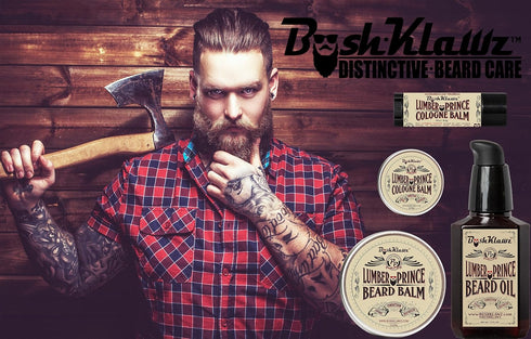 Lumber Prince Beard Balm Leave-in Conditioner, Premium Woodsy Musk Scent, 2 oz, Best Gift for Fathers