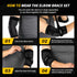 CAMBIVO Elbow Brace Set - 2Pcs Elbow Sleeves & 1Pcs Tennis Elbow Brace for Pain Relief, Adjustable Strap for Men and