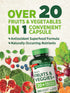 Nature's Truth Fruit and Veggies Supplement | 200 Vegetarian Capsules | 20+ Fruits & Vegetables | Non-GMO, Gluten Free,