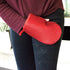 Hair Magnet Pet Fur Removal Mitt, 2-Pack, Red - Quick & Easy Cleanup for Clothing and Upholstery