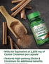 Ceylon Cinnamon Capsules | 2500mg | 60 Count | Vegetarian, Non-GMO, Gluten Free Supplement with Chromium and Biotin