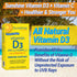 Sunshine 10,000 30 Vitamin D IU, Healthy and Strong Bones, Servings