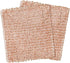 REDECKER 2-Ply Woven Copper Scrubbing Cloth, Durable Non-Abrasive Scrubber, Machine Washable, Set of 2