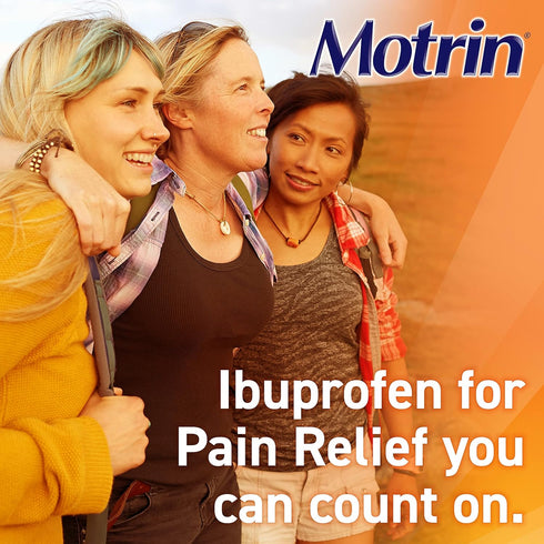 Motrin IB Ibuprofen 200mg Tablets, Pain Reliever & Fever Reducer, 225 Ct