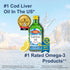 Carlson Cod Liver Oil, 1100 mg Omega-3s, Wild Caught Norwegian Arctic Cod Liver Oil, 500 mL