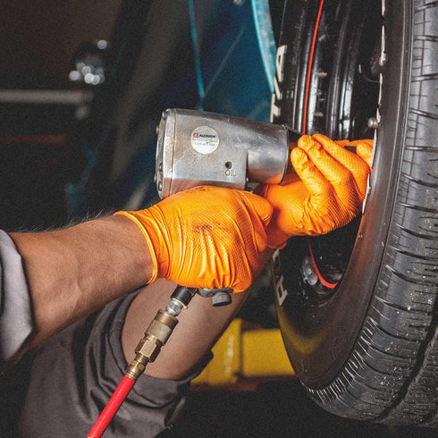 Monkey Wrench 6 50 Watson Gloves Green Monkey MIL Heavyweight Disposable Nitrile Gloves Landfill Biodegradable