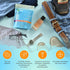 Travel Vitamin Tonic for Flight - Jet Lag, Hydration, Circulation, Immune Support, Passion Fruit Tangerine, 15 Sticks