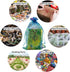 QIANHAILIZZ 100 Pack Colorful Tree Organza Jewelry Gift Pouch Candy Pouch Drawstring Wedding Favor Bags (turquoise,