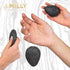Konjac Sponge for Face | All Natural Reusable Facial Sponge with Activated Bamboo Charcoal, Gentle Exfoliating, Black