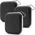 Multipurpose Purse Pouch | Neoprene Makeup Bag with Zipper Pouch & Carabiner Keychain (Pack of 3) | Portable Travel