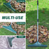 Artificial Turf Rake Carpet Rake, SOYUS Grass Broom Hand Rake with Adjustable Handle, Steel 32 to 52 Inches