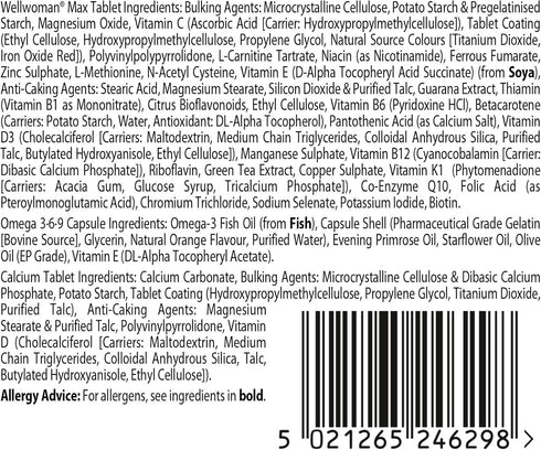 Wellwoman Pack 84 Max Capsules