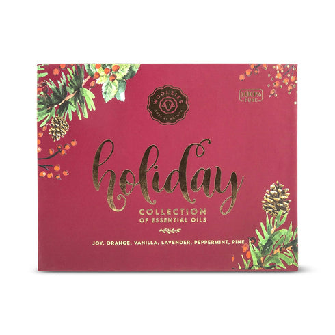 Woolzies Holiday Collection Essential oil Set Inc Joy Orange Vanilla lavender Peppermint