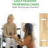 Wheelchair,Bed,Commode,or Chair,30" YPCBYNBS Wooden Transfer Board,Made of Heavy-Duty Hardwood for Transferring