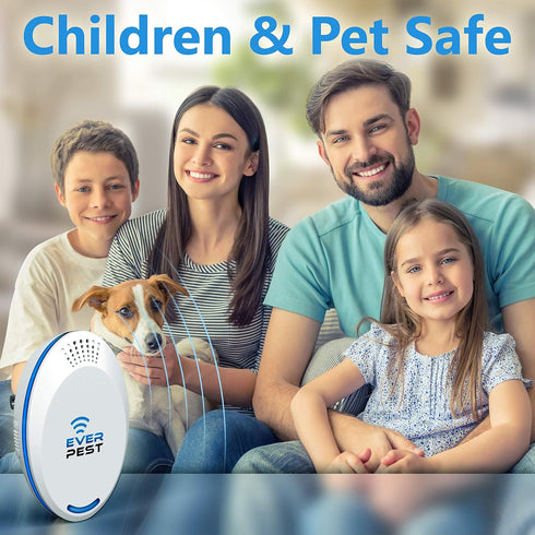 Ultrasonic Pest Repellent Control 2025, 2-Pack Plug in Home Insect Repeller for Indoor and Outdoor