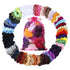 Velvet Hair Scrunchies - 60 Pack for Women, Girls, Kids - Bulk No Damage Hair Ties for Thick, Curly Hair