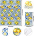 80Pcs Blue Yellow Lemons Paper Guest Napkins, 3 Ply Disposable Dinner Hand Napkin Towel for Party Supplies