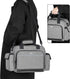 Trunab Portable Medical Supplies Nurse Bag Empty, Shoulder Bag for Hospice, Home Visit, Hospital Interns, Grey
