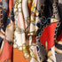LFOUVRE 4 Pcs Chain Satin Hair Accessories, Ribbon Scrunchies with Long Tails and Knotted Hair Bands