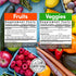 COUNTRY FARMS Fruits and Vegetables Supplement - 180 Fruit & 180 Veggie Capsules, 60 Servings
