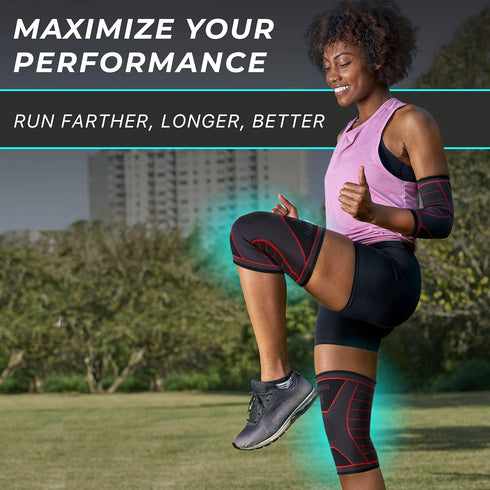 Rymora Knee Support Sleeve, Orthopedic Brace for Women and Men (Grey) - Compression Brace for Joint Pain