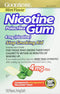 GoodSense Nicotine Polacrilex Uncoated Gum 4 mg, Mint Flavor, Stop Smoking Aid, 110 Count