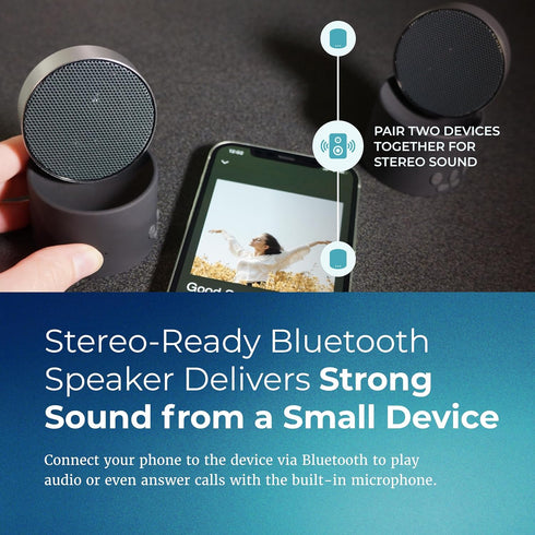 Adaptive Sound Technologies LectroFan Micro 2 - Portable Bluetooth Speaker & White Noise Machine - Compact Sound