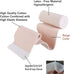 HOSPORA Latex-Free Compression Cotton Elastic Bandage, 4 Inch with Hook and Loop Closure, Pack of 5