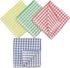 Cotton Cleaning Rags, Terry Dish Cloths for Washing Dishes, Set of 8 Soft Dish Towels for Kitchen Drying