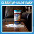 MiracleWipes for Wood Surfaces - Clean, Protect, and Polish Cabinets and Furniture - 30 Count