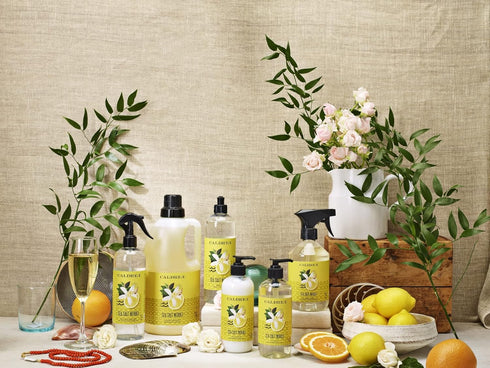 Caldrea Multi-surface Countertop Spray Cleaner, 16 oz, Made with Vegetable Protein Extract, Sea Salt Neroli Scent, 3