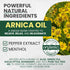 Sore Muscle Massage Oil for Massage Therapy with Arnica, Eucalyptus & Tea Tree Oil Blend for Deep Muscle Relief
