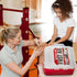 M2 BASICS 350 Piece Professional Emergency First Aid Kit | Hard Case, Dual Layer, Wall Mountable for Home, Office,