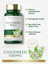 Carlyle Chickweed Capsules 1,000mg | 120 Count | Non-GMO, Gluten Free Herbal Supplement