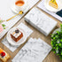 Zonon 200 Pcs Paper Hand Towels for Bathroom Disposable Hand Towels Marble Guest Towel Decorative Napkins Marbleized