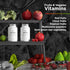Amen Fruits + Veggies Vitamins Bundle - Raw Whole Food Multivitamin Capsules, Non-GMO, 180 ct, Greens & Red Fruits