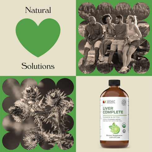 Liver Complete Organic Liquid Concentrate - 8oz Liver Cleanse & Digestive Bitters Vinegar Supplement