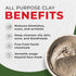 Powerful Deep Pore Cleansing Sodium Bentonite Clay - Natural Face Mask Peel for Men & Women - USA Made 16 Oz