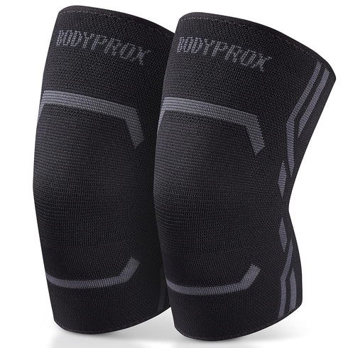 Knee Compression Sleeve for Men and Women, 2 Pack Knee Support Brace for Running and Workout (Small)