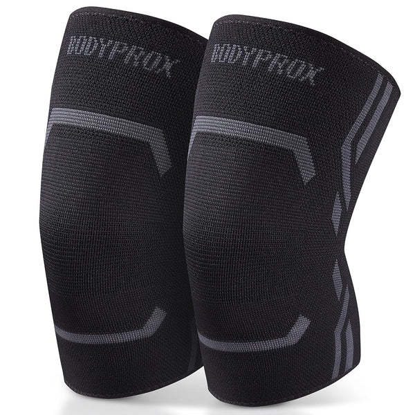 Knee Compression Sleeve for Men and Women, 2 Pack Knee Support Brace for Running and Workout (Small)
