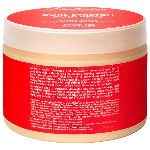Sheamoisture Curl Stretch Pudding for Curls, Red Palm Oil & Cocoa Butter, 11.5 oz