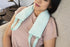DreamTime Comfort Neck Wrap for Soothing Aromatherapy, Perfect for Pain Relief with Lavender and Peppermint, Green