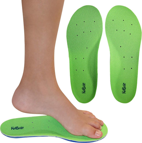 KidSole Slim Memory Foam Sport Children's Athletic Shoes with Extra Top Layer (21 CM, Toddler Size 11-2)