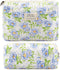 Quilted Cotton Cosmetic Bag, 2Pcs Large Makeup Pouch for Women, Aesthetic Floral Toiletry Bag Gift