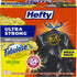 Hefty Ultra Strong 30 Gallon Trash Bags, Black Large Trash Bags, Multipurpose, Break Resistant Drawstring Closure,