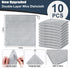 Navona 10 Pcs New Upgrade Steel Wire Dishcloth,Double-Layer Steel Wire Cleaning Cloth,Powerful Cleaning Non-Scratch Wire Dishcloth Rag for Cookware, Sinks, Dishes, Stove Tops by Navona