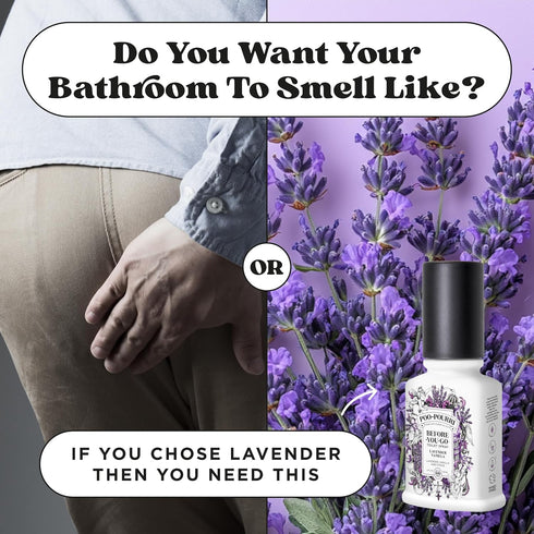 Poo-Pourri Before-You-Go Toilet Spray, Lavender Vanilla, 2 Fl Oz - Lavender, Vanilla and Citrus