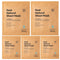 K-Beauty Real Natural Sheet Mask with Blue Ampoule - EWG Verified Non-GMO, Non-Fluorescent, Firming 5 Count
