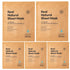 K-Beauty Real Natural Sheet Mask with Blue Ampoule - EWG Verified Non-GMO, Non-Fluorescent, Firming 5 Count